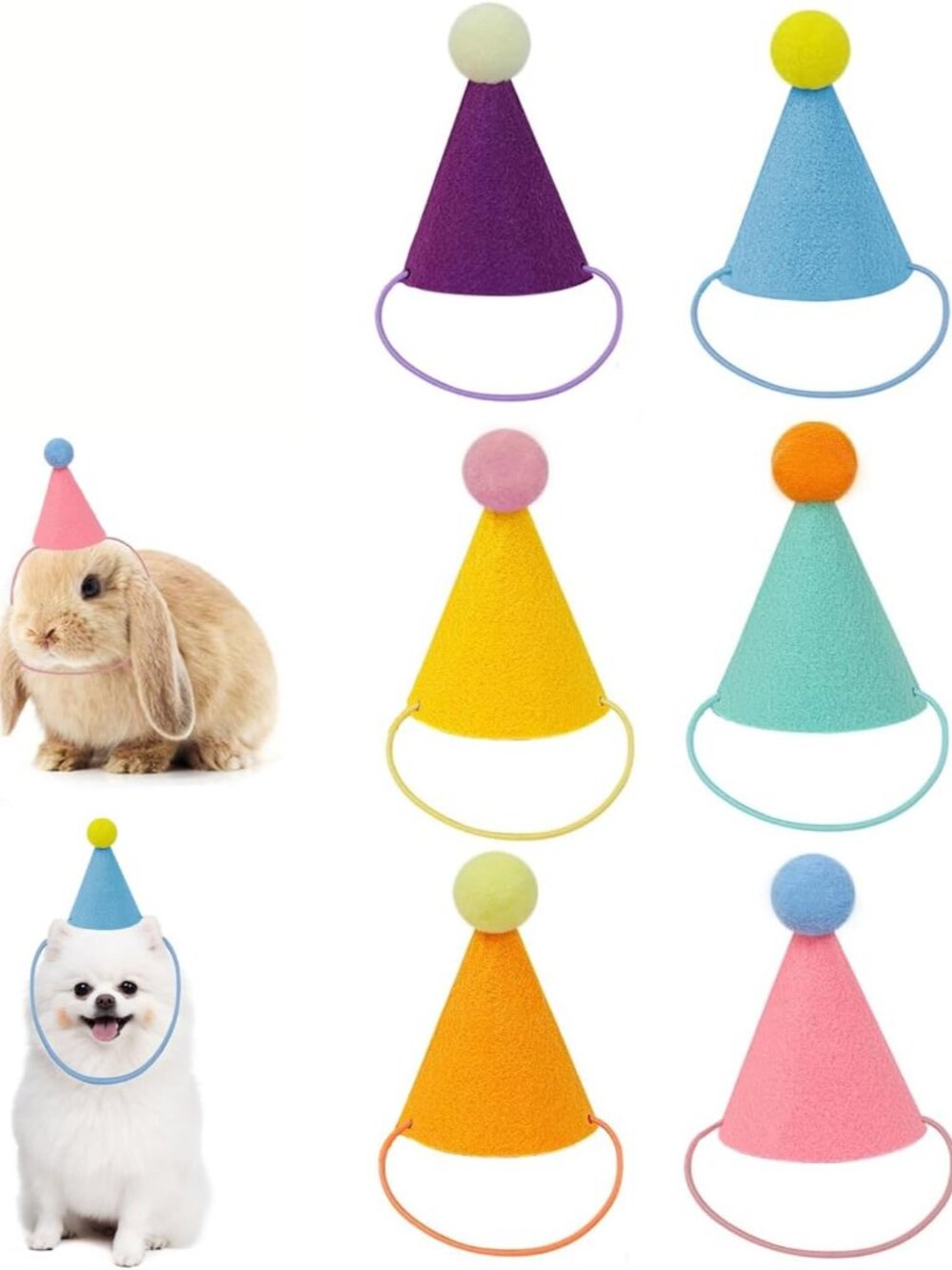 Mini Party Hats, Cute Party Hats for Stuffed Animals